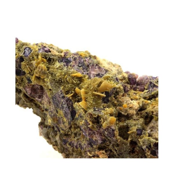 Wulfenit, Mimetit, Barite, Fluorit 438,3 karat