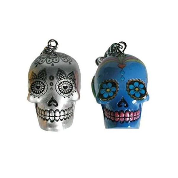 Nyckelring - Ej specificerad - Skull - Polyresin - Blandad - 2,8x2,8x4 cm Färger efter ankomst