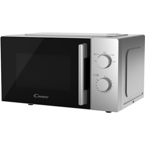 CMW20SMSLI Mono CANDY Idea mikroovn - 20L - MO: 700W - Mekanisk UI - 5 effektniveauer - Sølv Silver