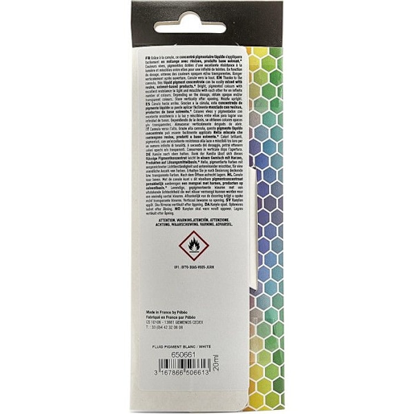 Väriainetta hartsille - PEBEO - 20 ml - Neste pigmentti - Valkoinen väri - Käyttövalmis Vit