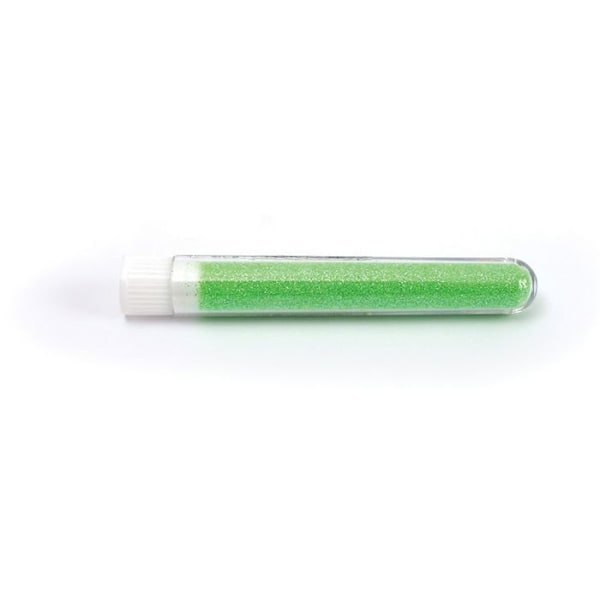 Biologiskt nedbrytbart glitterpulver 2,7 g - neongrönt Grön