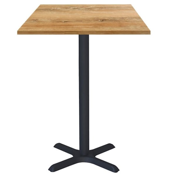 Ståbord 60 x 60 cm - Dina model slovensk eg kastanj