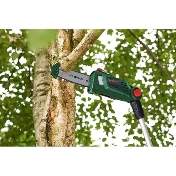 Bosch akku stangbeskærer - UniversalChainPole 18 (Leveres uden batteri eller oplader 18V-2,5Ah, 18V system, snit: 15cm) Grönt, svart och vitt