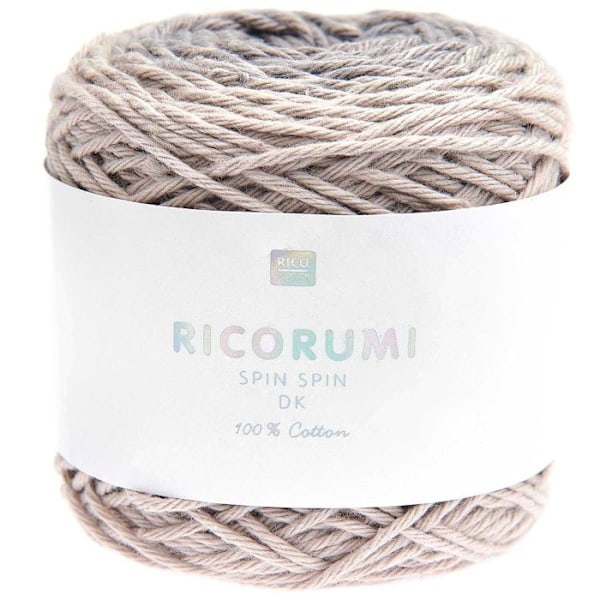 Lanka - RICO DESIGN - Spin Spin - 100% Puuvilla - 50 g - Väri Harmaa Grå