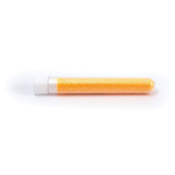 Biologiskt nedbrytbara pulverflingor 2,7 g - ljusorange Orange