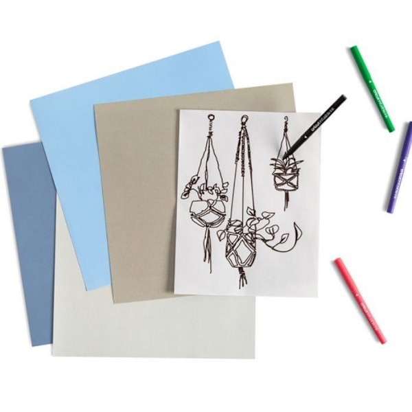 Kynät - CRICUT - Basic kärki 0,4 mm - Monivärinen - 5 kpl - Infusible Ink Flerfärgad