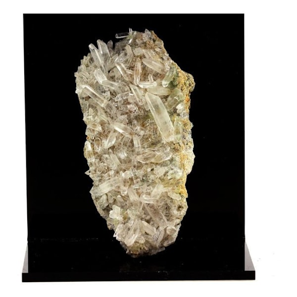Sten og mineraler. Kvarts. 331,5 øre. Sarennes, L'Alpe d'Huez, Oisans, Frankrig.