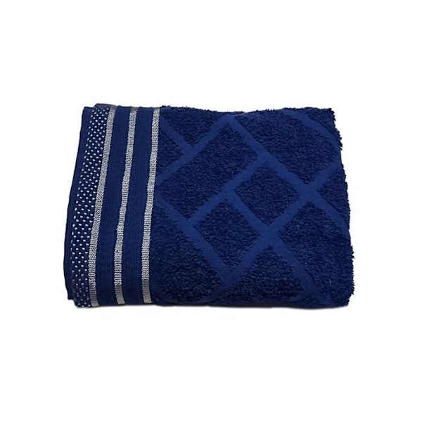Jacquard-pyyhe 30 x 50 cm - Sininen Blå