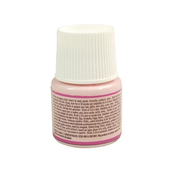 Acrylmaling - Pébéo - P.BO Dekor - Lyserød fe glans - 45ml - Blank finish Rosafé