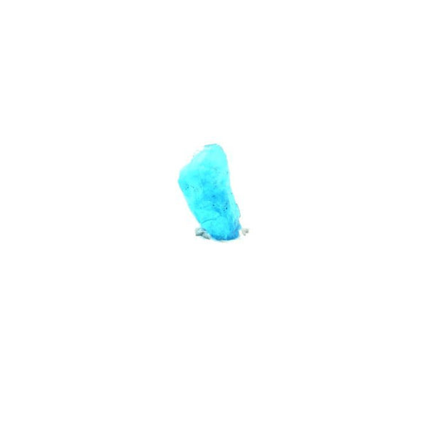 Kivet ja mineraalit. Neonsininen apatiitti. 0,47 ct. Betroka, Anosy, Madagaskar. Blå