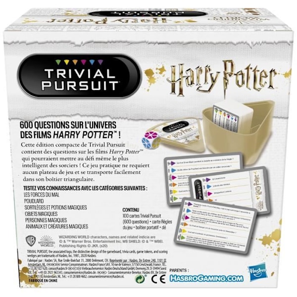 TRIVIAL PURSUIT - Pulmalautapeli - Harry Potter Edition Flerfarvet