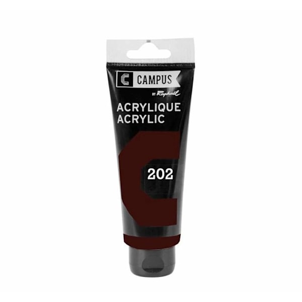 Akrylfärg 100 ml - Bränt umbrabrun n°202 Svart