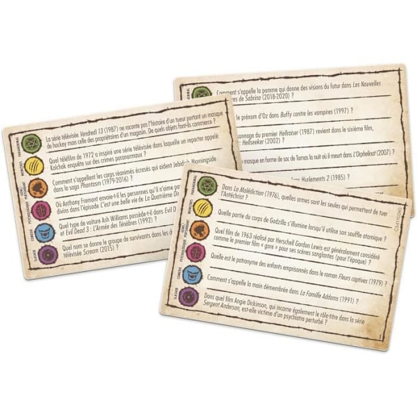 Trivial Pursuit Horror - Brætspil - VINDENDE MOVES Flerfärgad