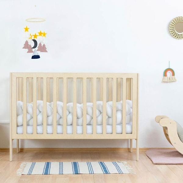 KIPPY babyseng 60 x 120 natur og grå Grå