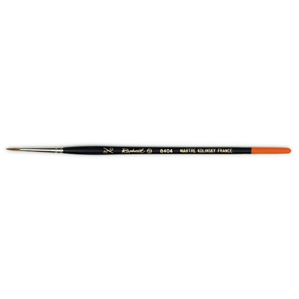 Penselet - Rund - Akvarel - Kolinsky S - Serie 8404 - N°2/0 - Raphaël