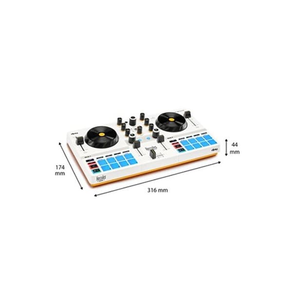 HERCULES DJ CONTROL MIX ULTRA - Bluetooth DJ-ohjain älypuhelimille (iOS ja Android) - Langaton