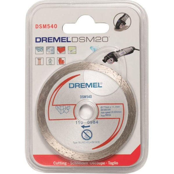DREMEL Diamond Disc S540 til Dremel DSM20 kompakt sav