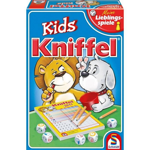 Kniffel Kids -lautapeli - SCHMIDT SPIELE - Hauskat nopat - 15 min - Sisällä - Sekapeli Flerfärgad