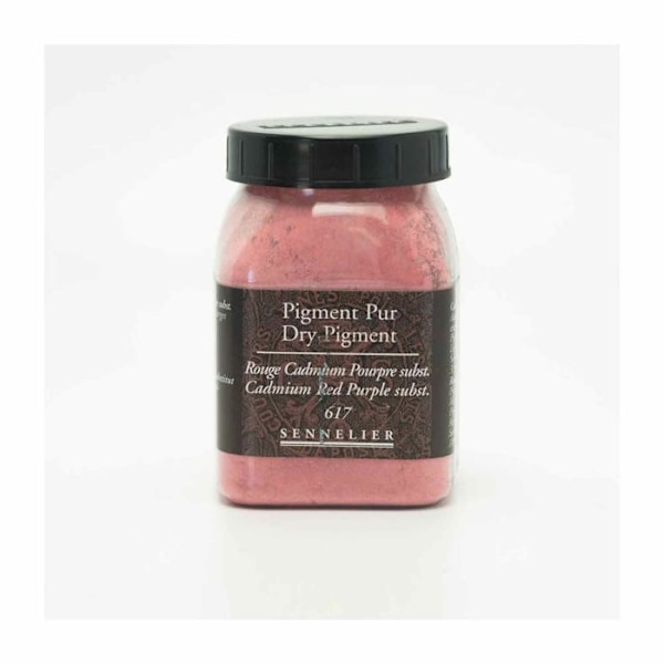 Pigment för färgskapande - 100 g burk - Kadmiumröd lila ersättning Röd