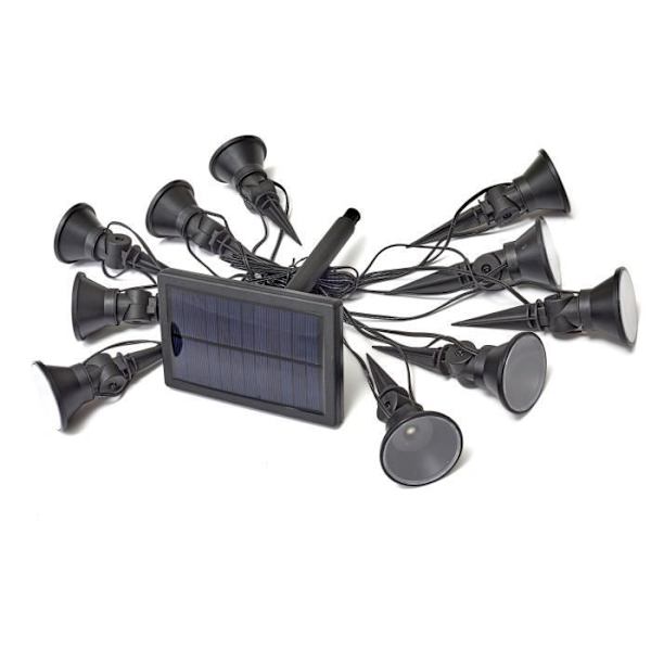 Solgarland - SMARDTV - Multi-spots 5L - 10 glödlampor - Cool vit - 5 lumen