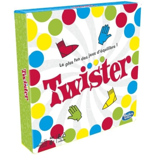 Hasbro Gaming - Twister - Partyspel för barn - 6 år och uppåt