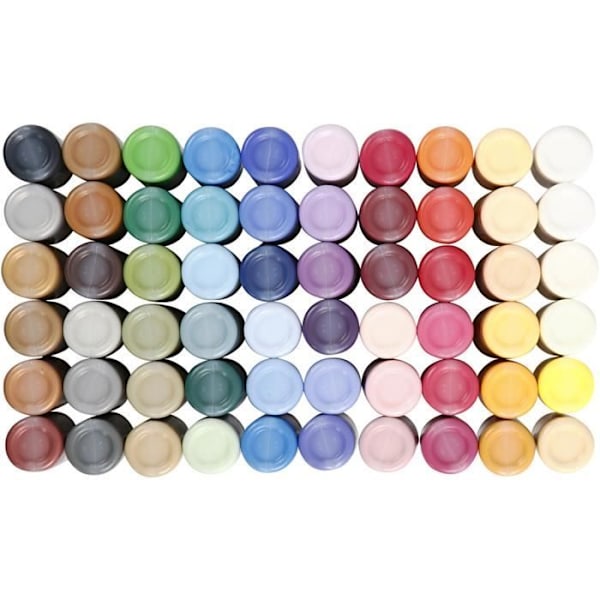 Kvalitets akrylmaling med satin finish, intense og meget dækende farver. Tørre hurtigt og efterlader en mat satinoverflade.