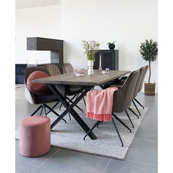 House Nordic Ava Mushroom Swivel Matstol 444237 Grå