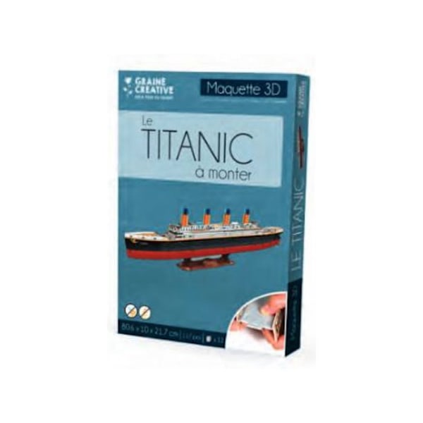 Titanic model puslespil Svart