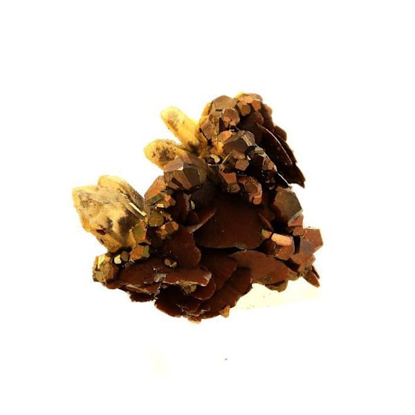 Sten og mineraler. Kvarts, siderit, pyrit. 108,0 ct. Saint-Pierre-de-Mésage, Vizille, Frankrig..