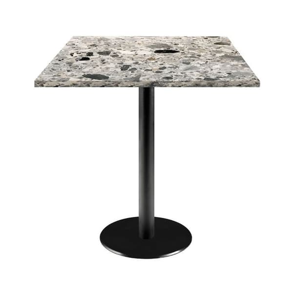 Bord 70 x 70 cm - Rom terrazzo cepp modell Grå