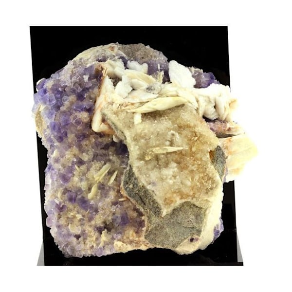 Sten og mineraler. Fluorit + Baryt. 3103,5 ct. Berbes, Asturias, Spanien.
