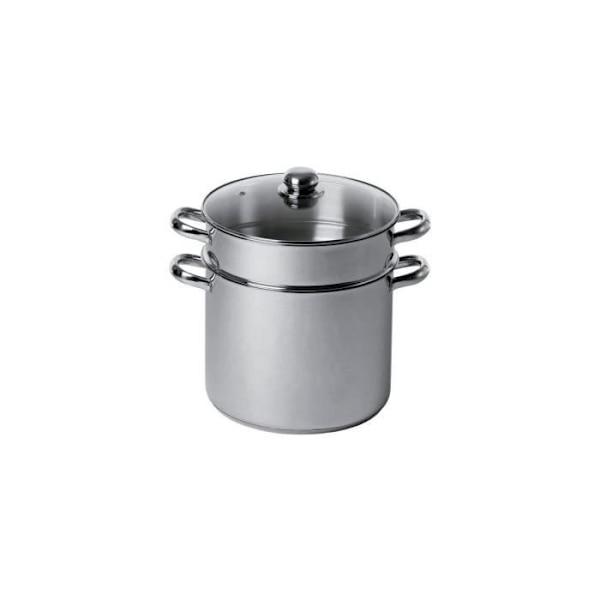 BAUMALU Catering couscous i rustfrit stål - 26 cm Grå