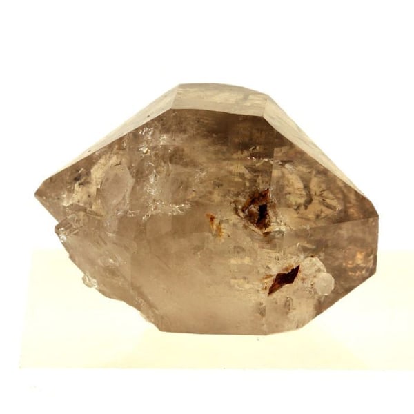 Rauquartz - Les Deux Alpes - 160,0 ct - Ægthedokument - 40x30x23 mm - Grå
