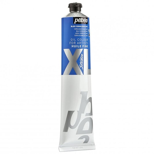 Oliemaling - Pébéo - Studio XL - 200 ml - Imitation Cerulean Blue - Høj modstandsdygtighed Blå