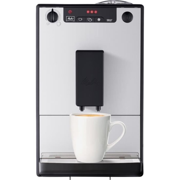 MELITTA Solo Bean Grinder kaffemaskin - rent silver