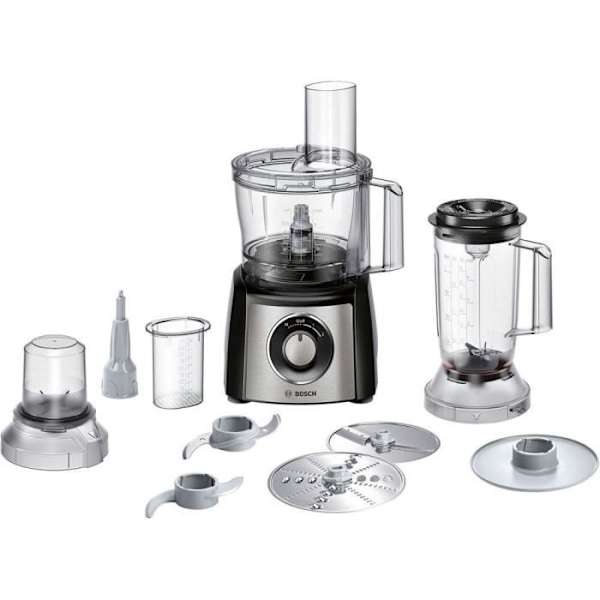 BOSCH MULTI TALENT MCM3501M multifunktionsrobot - Sort og rustfrit stål