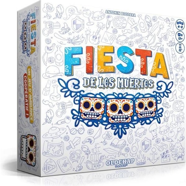 Fiesta de los muertos - Brætspil - BlackRock Games Flerfärgad