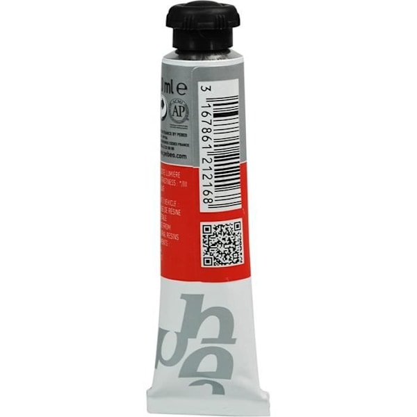 Rør 20ml Gouache Maling T7 ekstra fin RØD VERMILLON