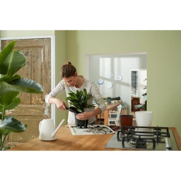 Elho självvattnande insats Blomkruka 36 - Svart - Ø 36 x H 35 cm - inredning; tillbehör - 100% återvunnet Svart