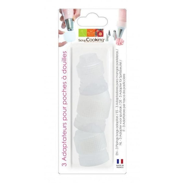 3 bakverk multi-sockets adaptrar Transparent