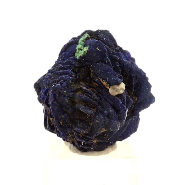 Stenar och mineraler. Chessylit (Azurite). 17,0 ct. Chessy-les-Mines, Frankrike.