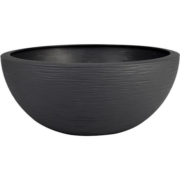 EDA Kukkaruukku Pyöreä Graphit Up 14,9 L - Tummanharmaa - Ø 40 cm Kolgrå