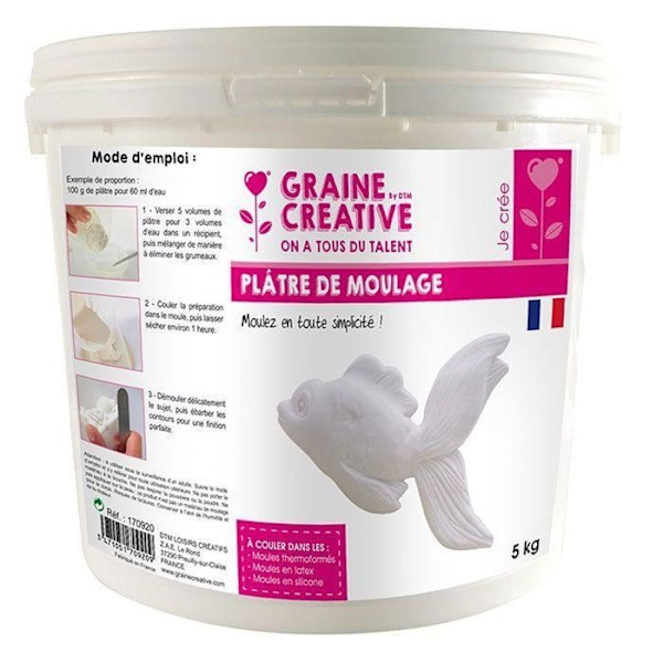 Støbegips 10 kg Vit