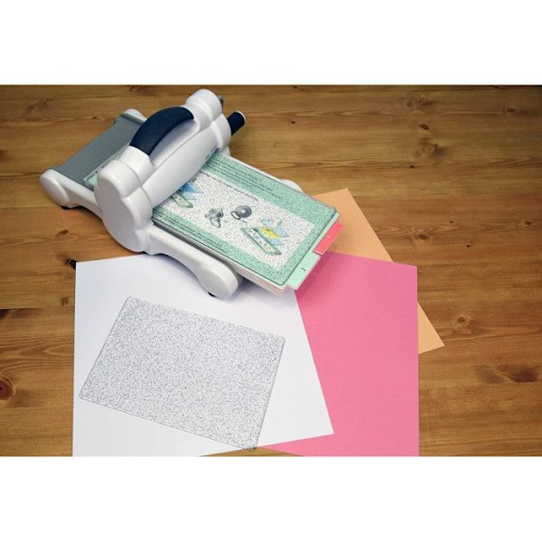 Skärplattor - Sizzix - Glittrig - Kompatibel med Big Shot Pro - Polykarbonat - Blandet