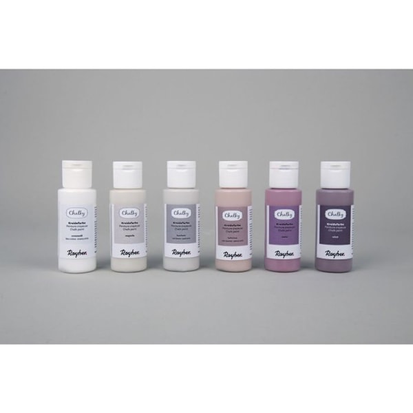 Chalky paint-chalk kit - 6 rosa färger - 60 ml Rosa