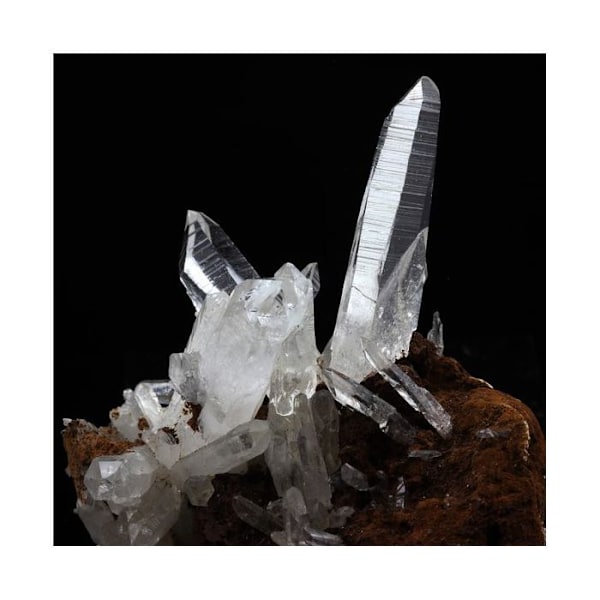 Sten og mineraler. Muzo kvarts. 236,0 øre. Vaulnaveys, Isère, Frankrig.