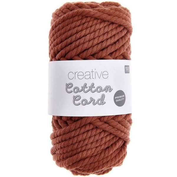 Kugle af bomuldsreb 25 m - Praliné beige
