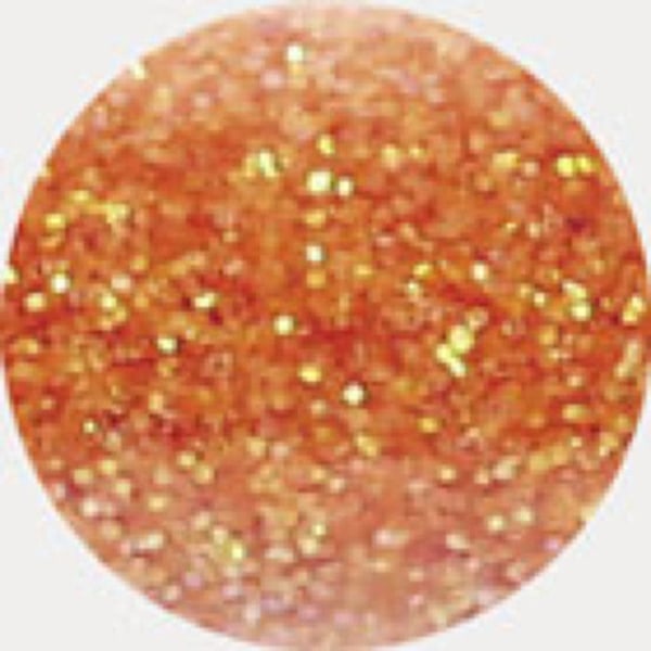 Pulverat glitter - Ej specificerat - Orange - 2,7 g - Biologiskt nedbrytbart - Ultrafint Orange