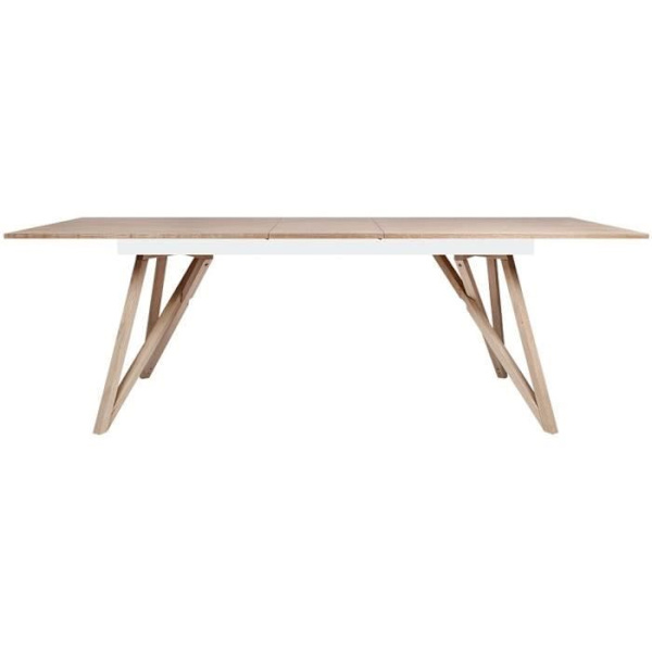 Utdragbart matbord - askfaner - Skandinavisk stil - Sawyer L180 / 220 x D 90 x H 75