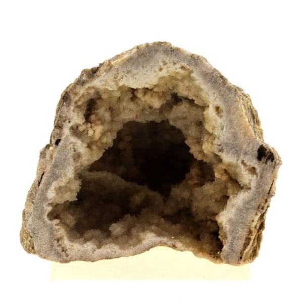 Sten og mineraler. Calcit geode. 110,0 ct. Montmirat, Lozère, Frankrig.